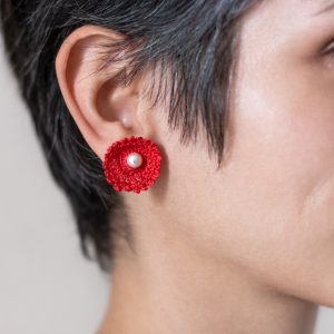 Boucles d'oreilles réalisées par La Bobine d'Emilie